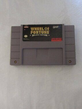 Super Nintendo Wheel of Fortune Deluxe Edition